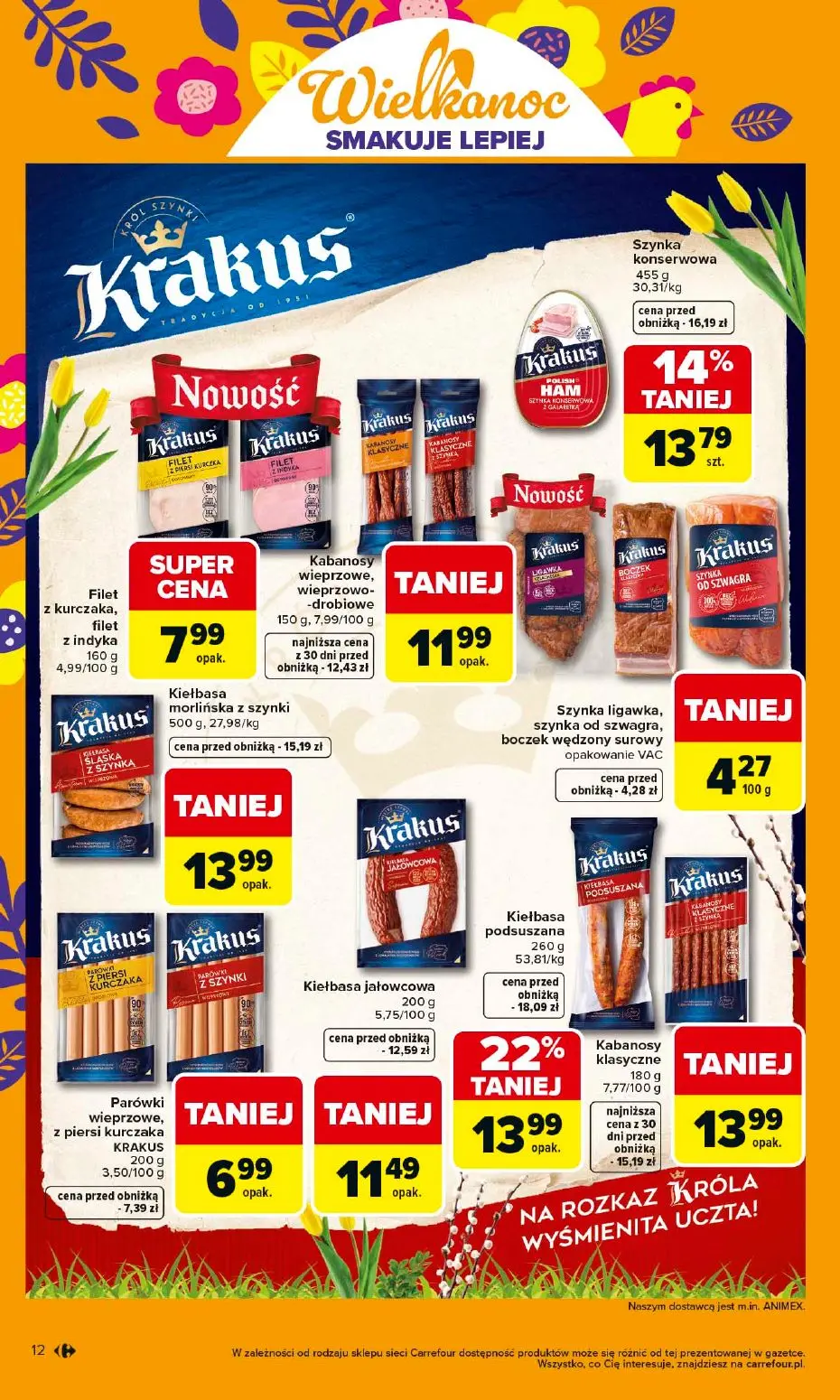 gazetka promocyjna Carrefour Market Wielkanoc smakuje lepiej - Strona 18