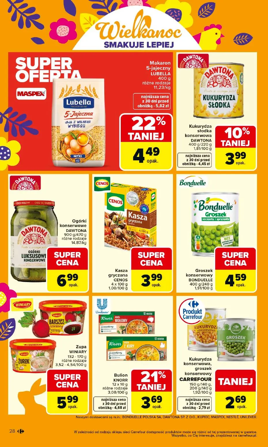 gazetka promocyjna Carrefour Market Wielkanoc smakuje lepiej - Strona 34