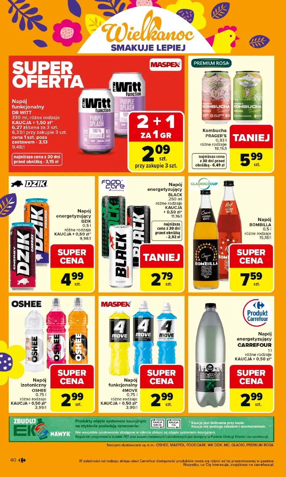 gazetka promocyjna Carrefour Market Wielkanoc smakuje lepiej - Strona 46