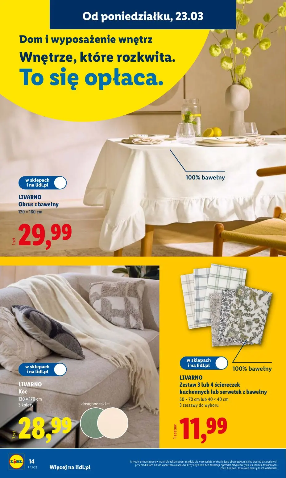 gazetka promocyjna LIDL Od poniedziałku - Strona 14