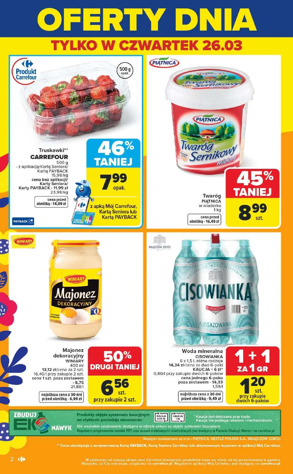 gazetka promocyjna Carrefour Market Weekend okazji już od czwartku - Strona 2