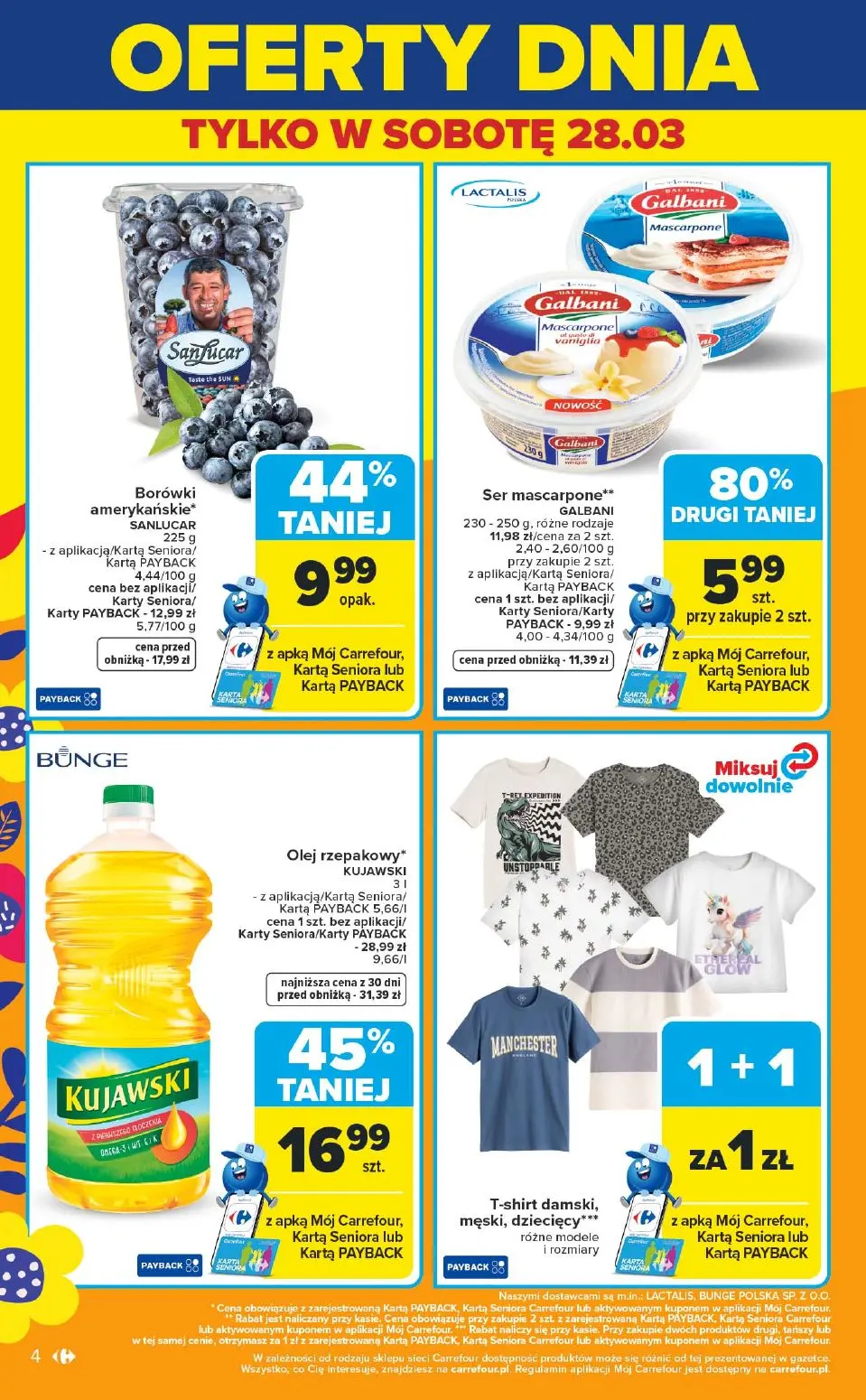 gazetka promocyjna Carrefour Market Weekend okazji już od czwartku - Strona 4