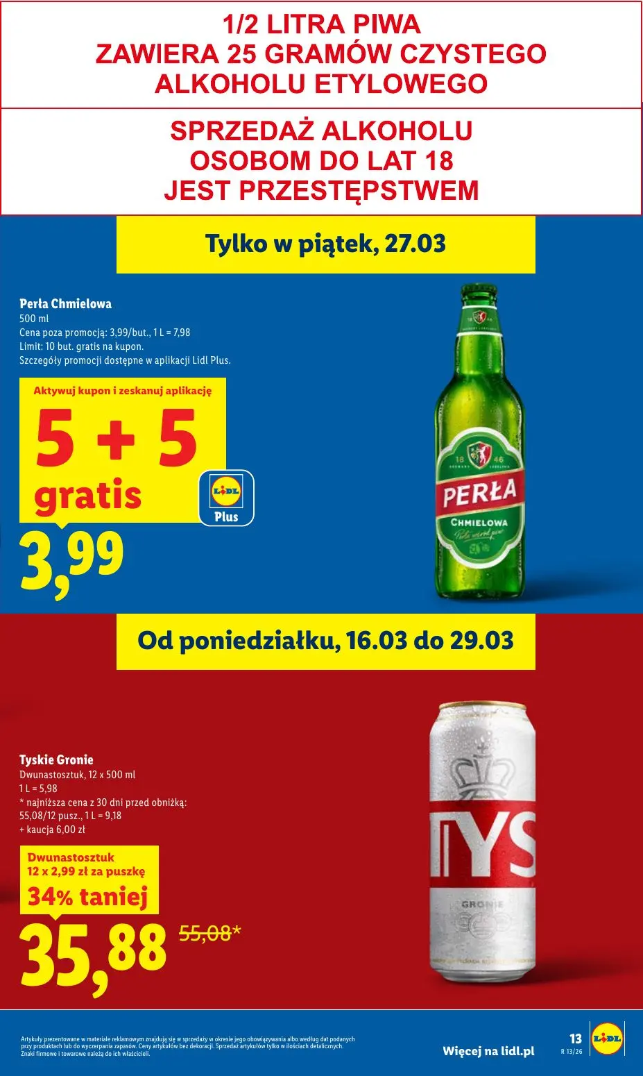 gazetka promocyjna LIDL Od czwartku - Strona 13