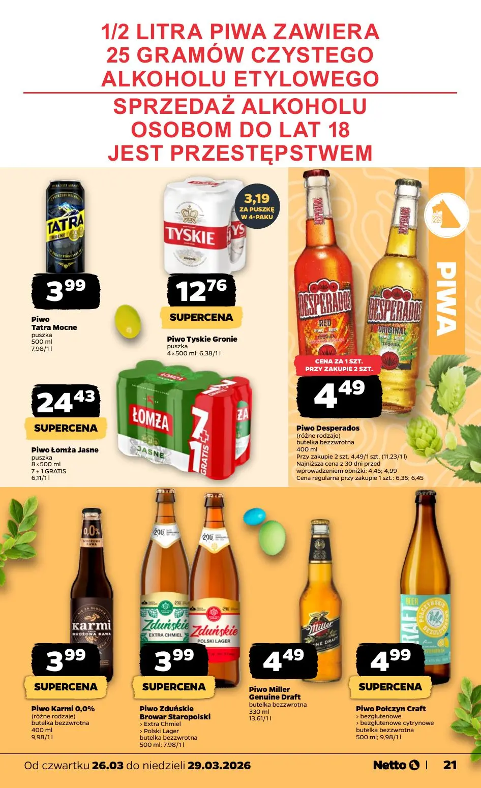 gazetka promocyjna NETTO Gazetka Spożywcza 🐥 - Strona 21