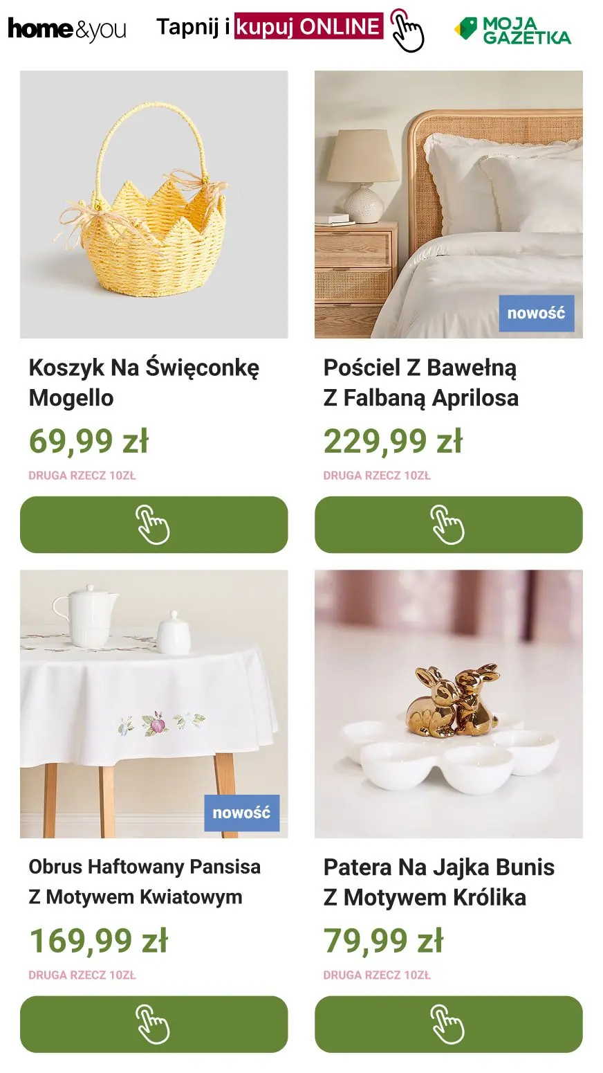 gazetka promocyjna home&you Druga rzecz za 10zł!! 🐇🐇 - Strona 3