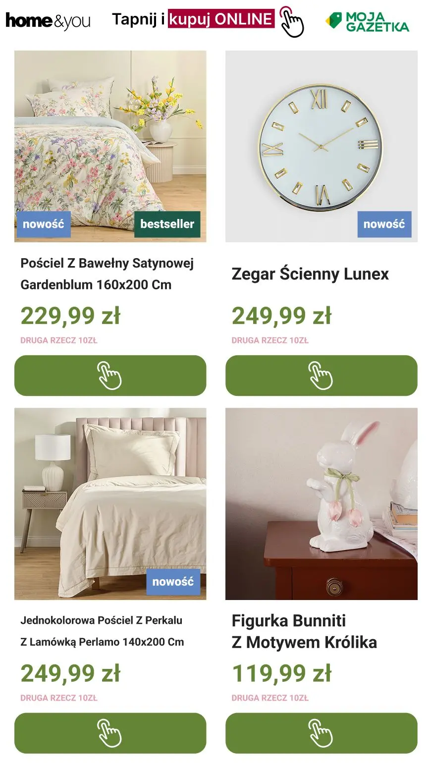 gazetka promocyjna home&you Druga rzecz za 10zł!! 🐇🐇 - Strona 5