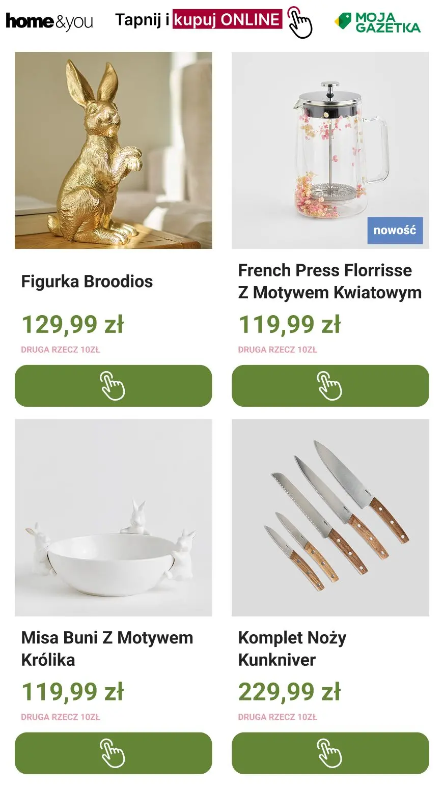 gazetka promocyjna home&you Druga rzecz za 10zł!! 🐇🐇 - Strona 6