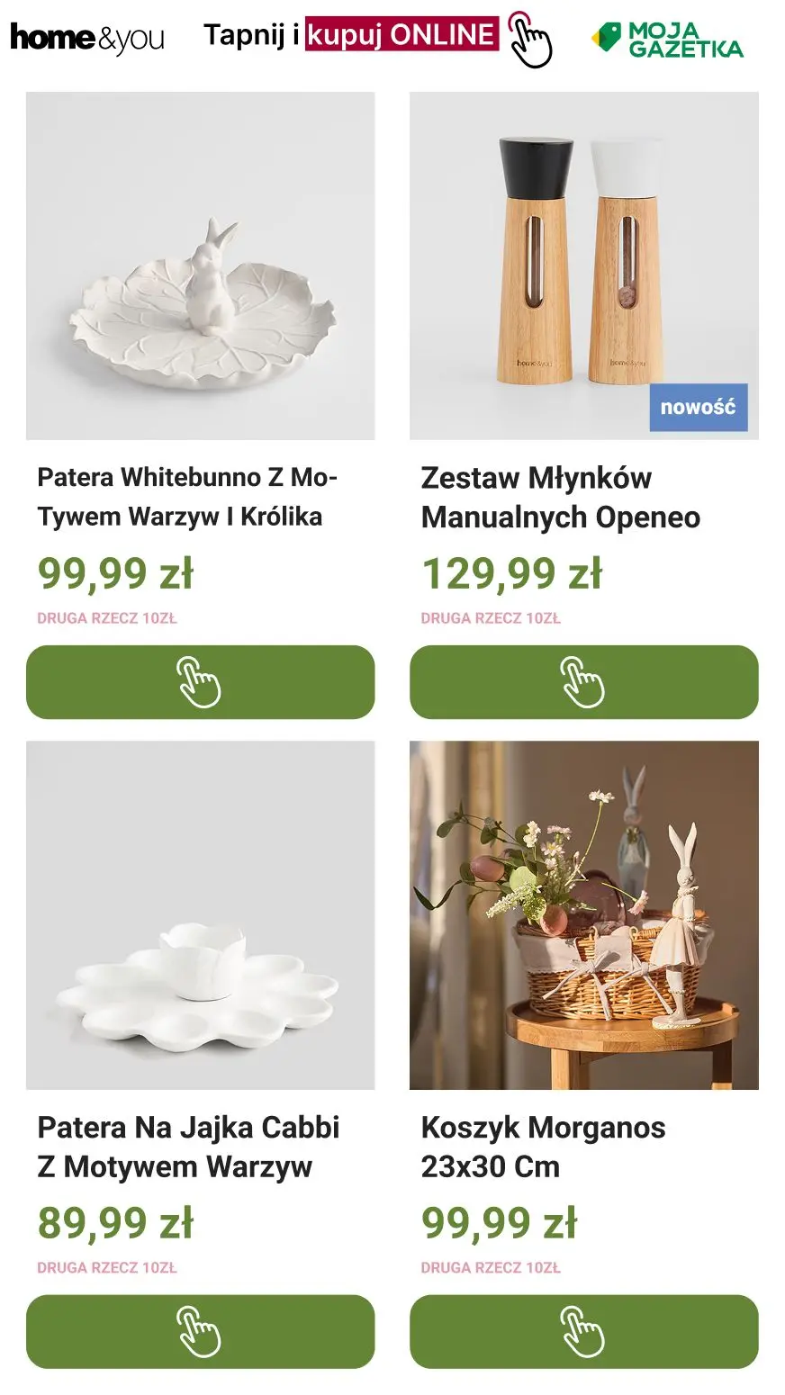 gazetka promocyjna home&you Druga rzecz za 10zł!! 🐇🐇 - Strona 7
