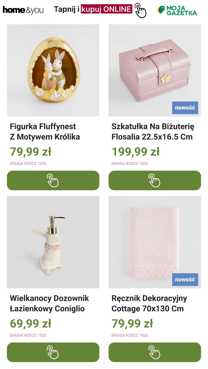 gazetka promocyjna home&you Druga rzecz za 10zł!! 🐇🐇 - Strona 8