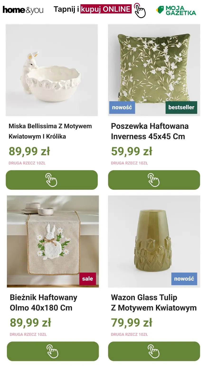 gazetka promocyjna home&you Druga rzecz za 10zł!! 🐇🐇 - Strona 11