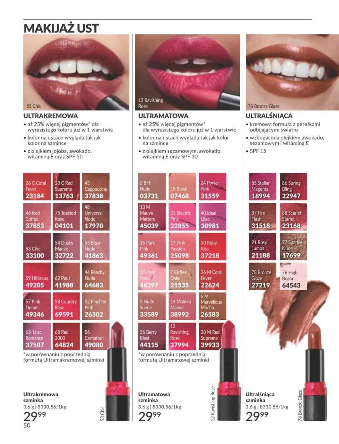 gazetka promocyjna AVON - Strona 50