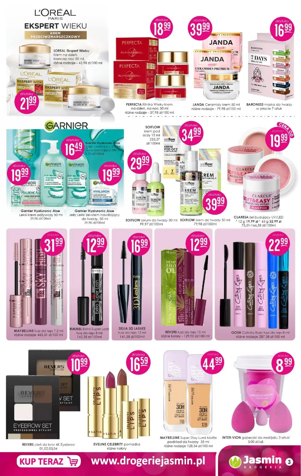 gazetka promocyjna DROGERIE JASMIN  - Strona 3