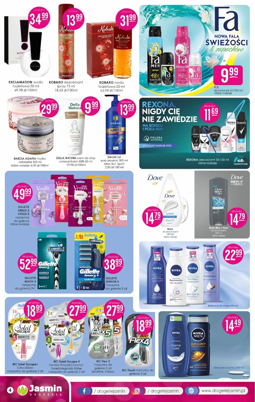 gazetka promocyjna DROGERIE JASMIN  - Strona 4