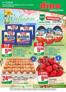 Gazetka promocyjna dino, ważna od 2026-03-25 do 2026-03-31.
