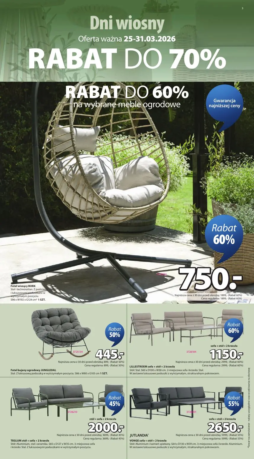 gazetka promocyjna JYSK Dni wiosny - Strona 3