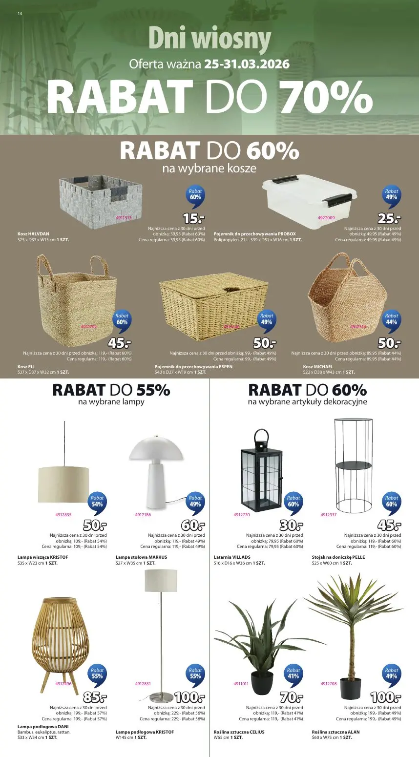 gazetka promocyjna JYSK Dni wiosny - Strona 14