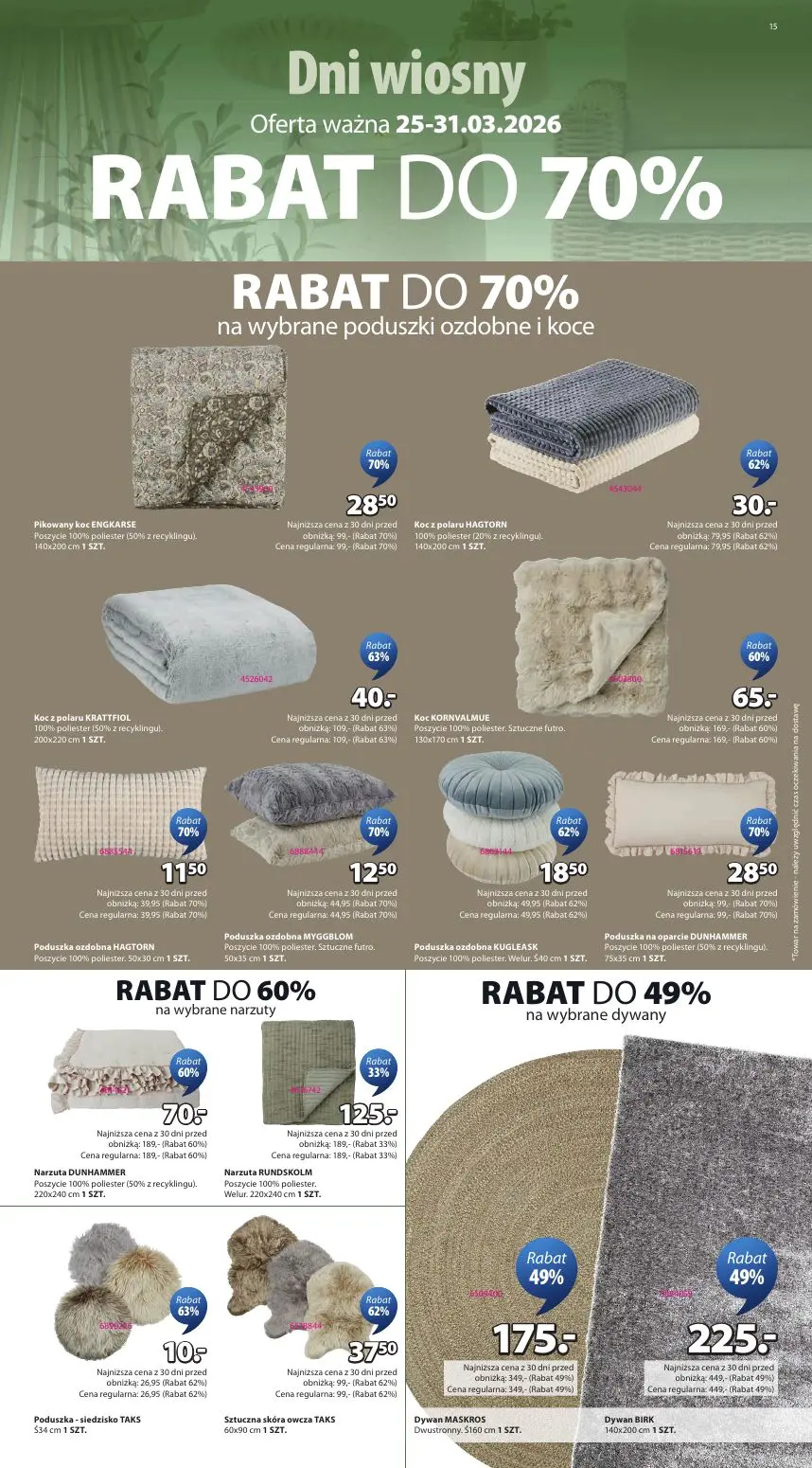 gazetka promocyjna JYSK Dni wiosny - Strona 15