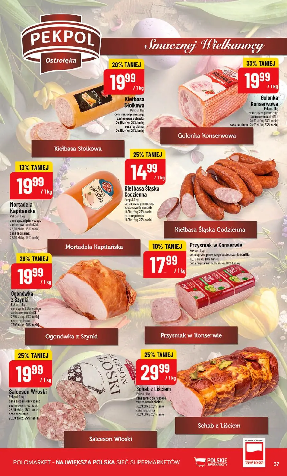 gazetka promocyjna POLOmarket Pomorskie, Zachodniopomorskie, Kujawsko-pomorskie - Strona 37