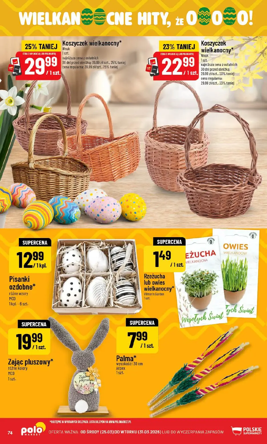 gazetka promocyjna POLOmarket Pomorskie, Zachodniopomorskie, Kujawsko-pomorskie - Strona 74