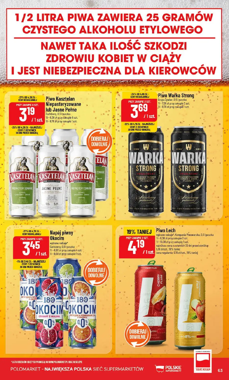 gazetka promocyjna POLOmarket Dolnośląskie, Opolskie, Śląskie, Łódzkie - Strona 63