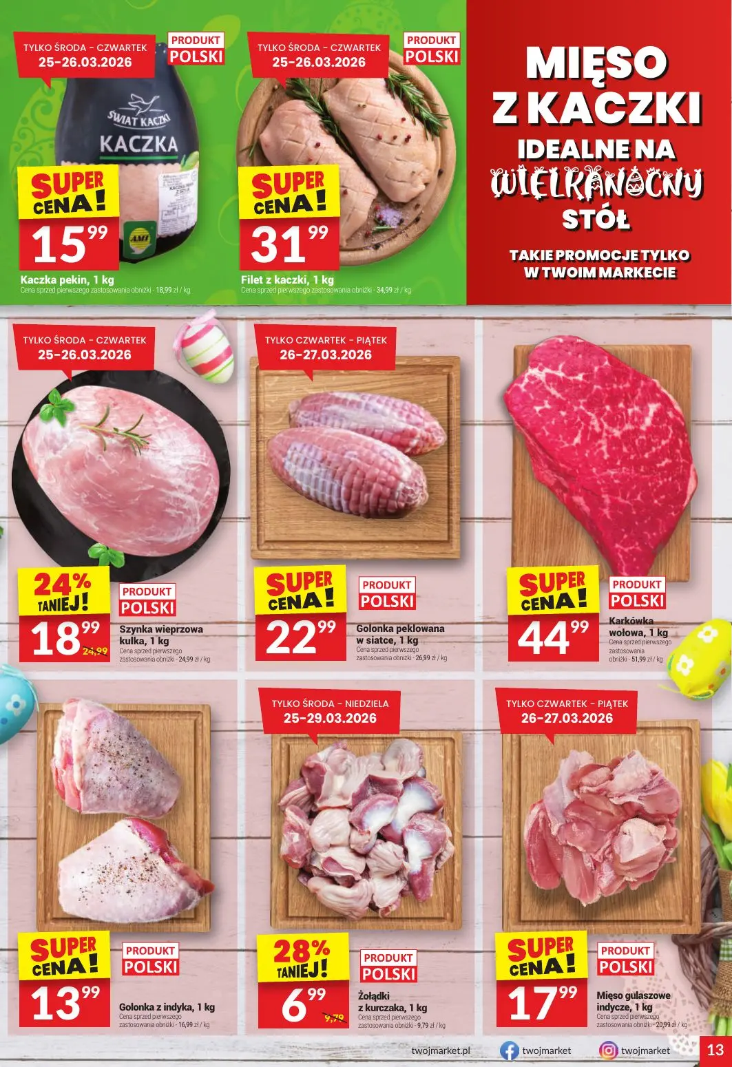 gazetka promocyjna Twój Market  - Strona 13