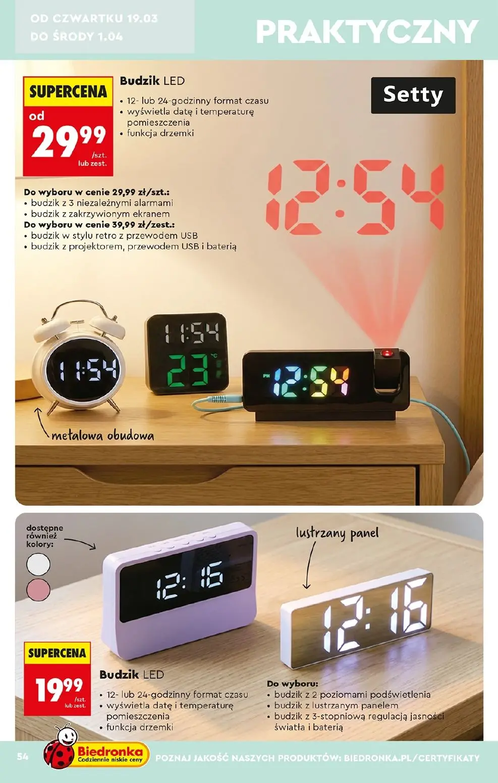 gazetka promocyjna Biedronka Hity i inspiracje Biedronki - Strona 54