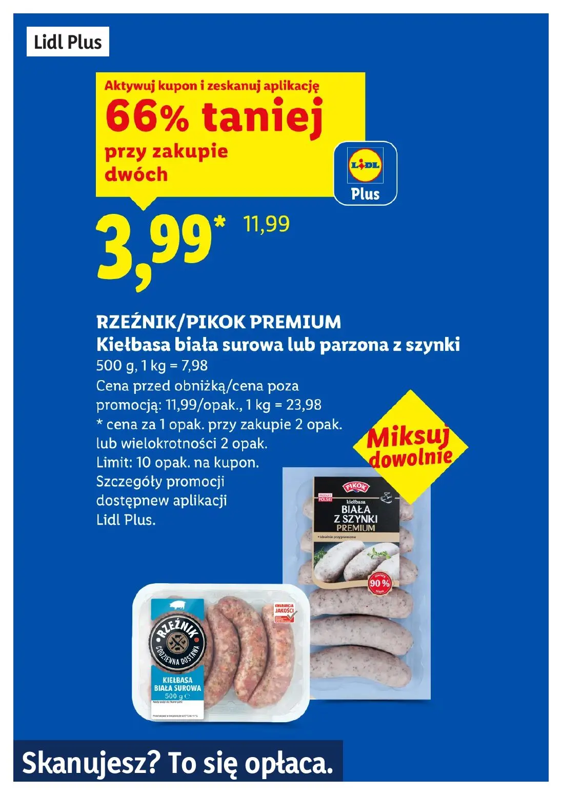 gazetka promocyjna LIDL Lidl plus. Skanujesz - To się opłaca - Strona 5