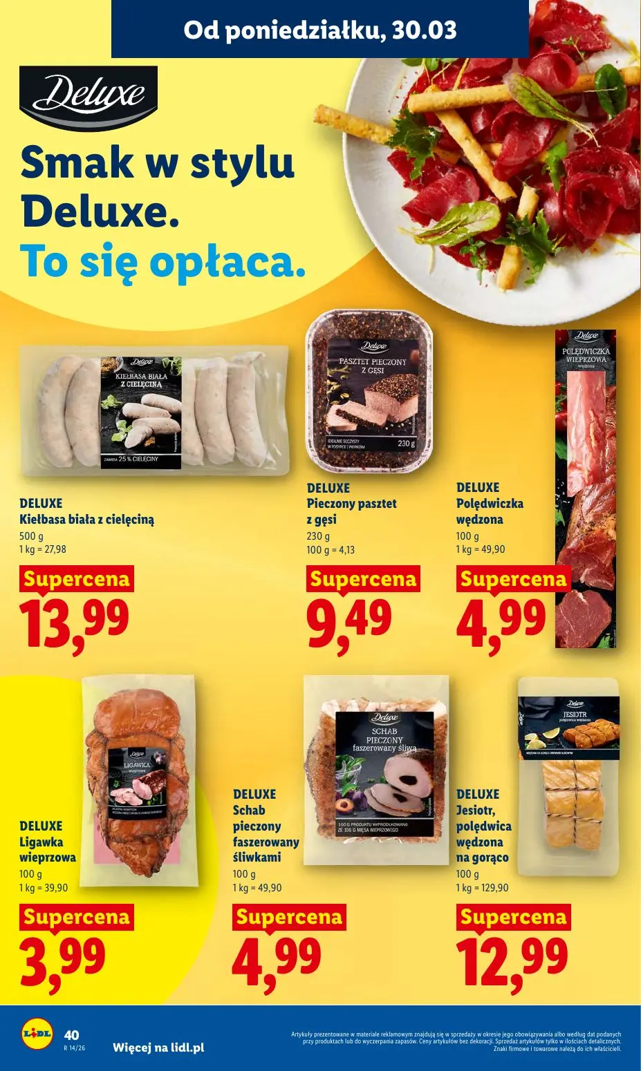 gazetka promocyjna LIDL Od poniedziałku  - Strona 40