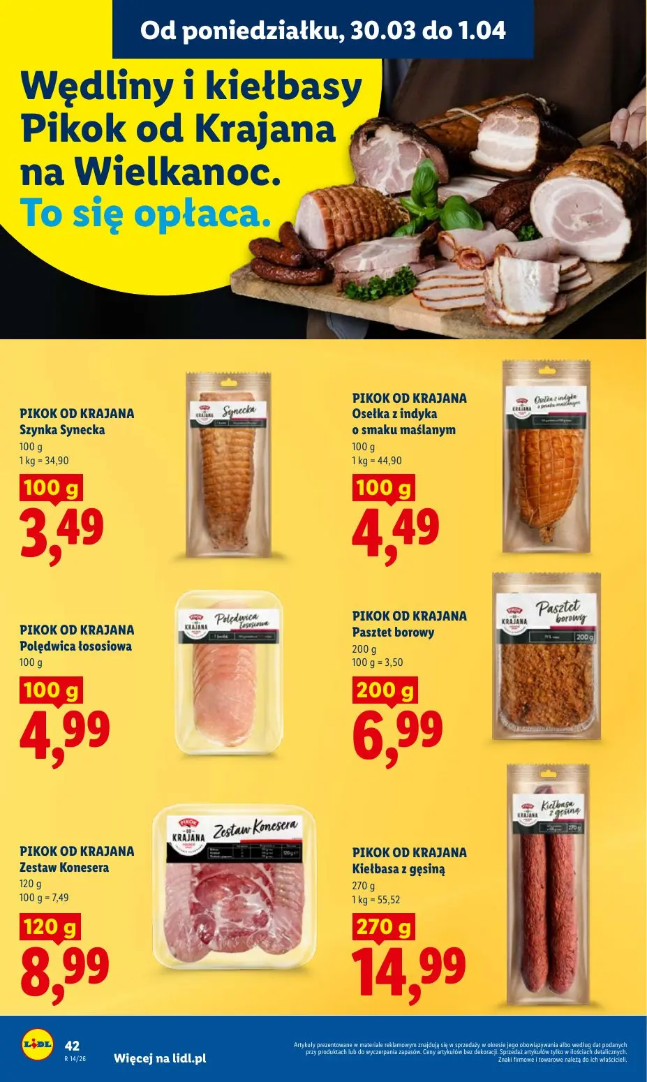gazetka promocyjna LIDL Od poniedziałku  - Strona 42