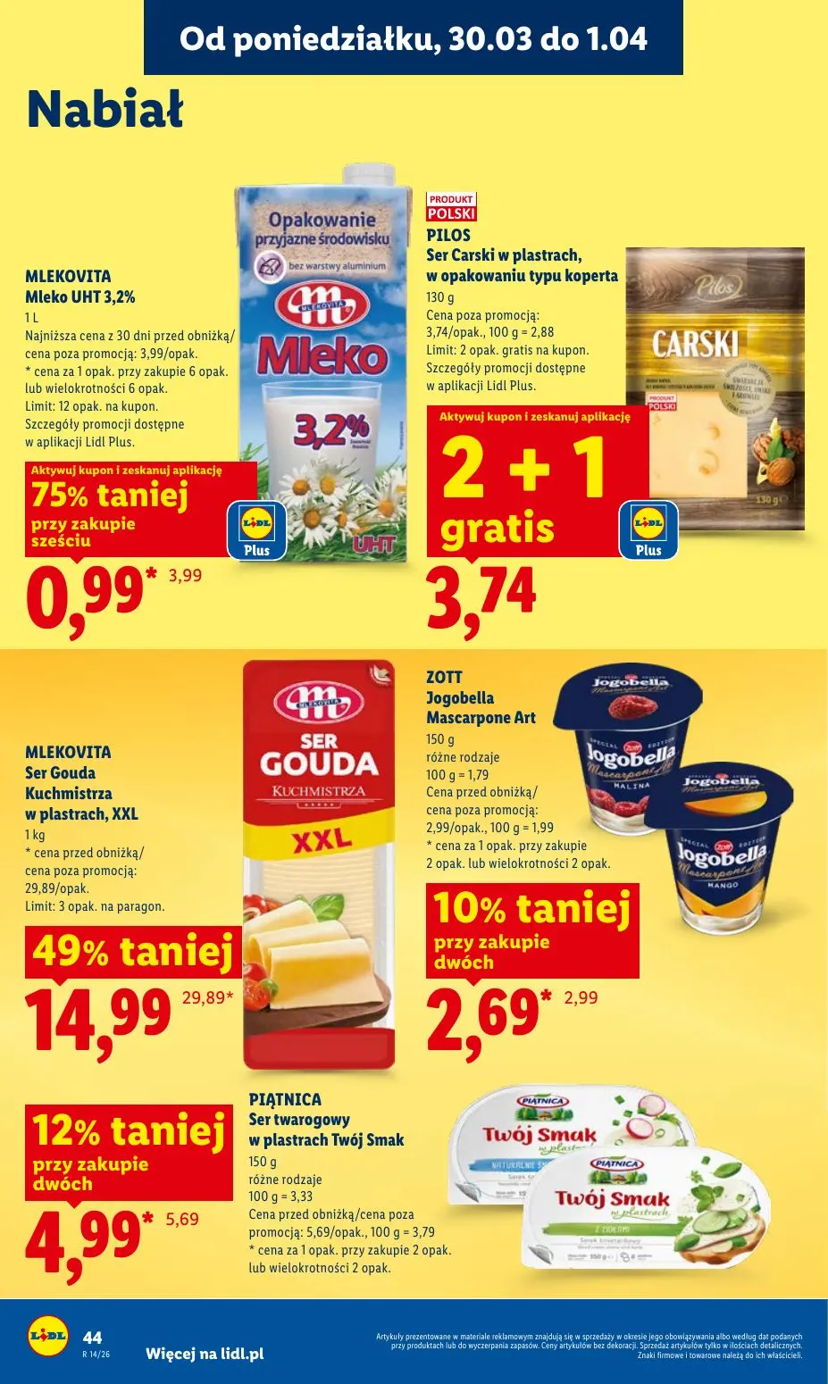 gazetka promocyjna LIDL Od poniedziałku  - Strona 44