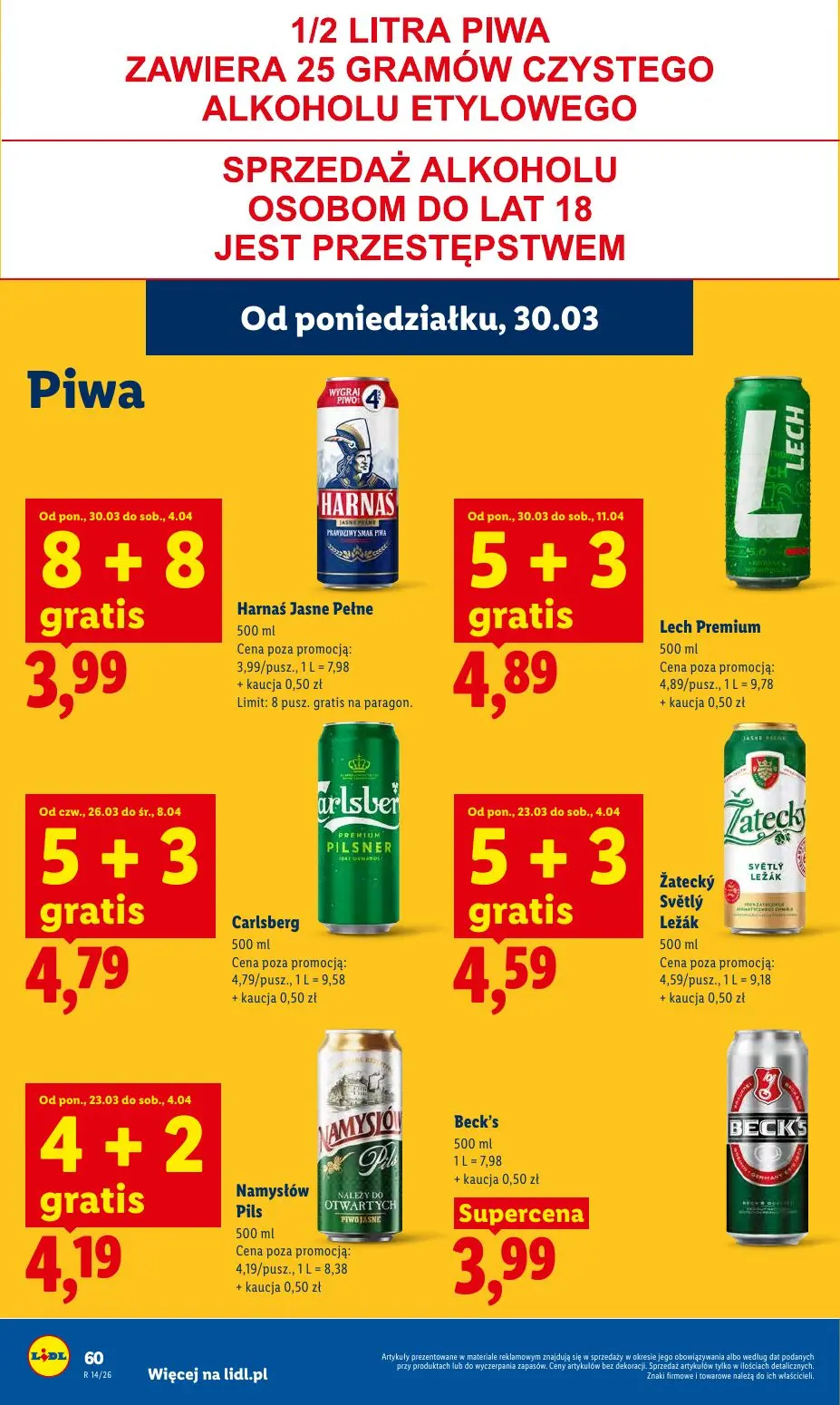 gazetka promocyjna LIDL Od poniedziałku  - Strona 60