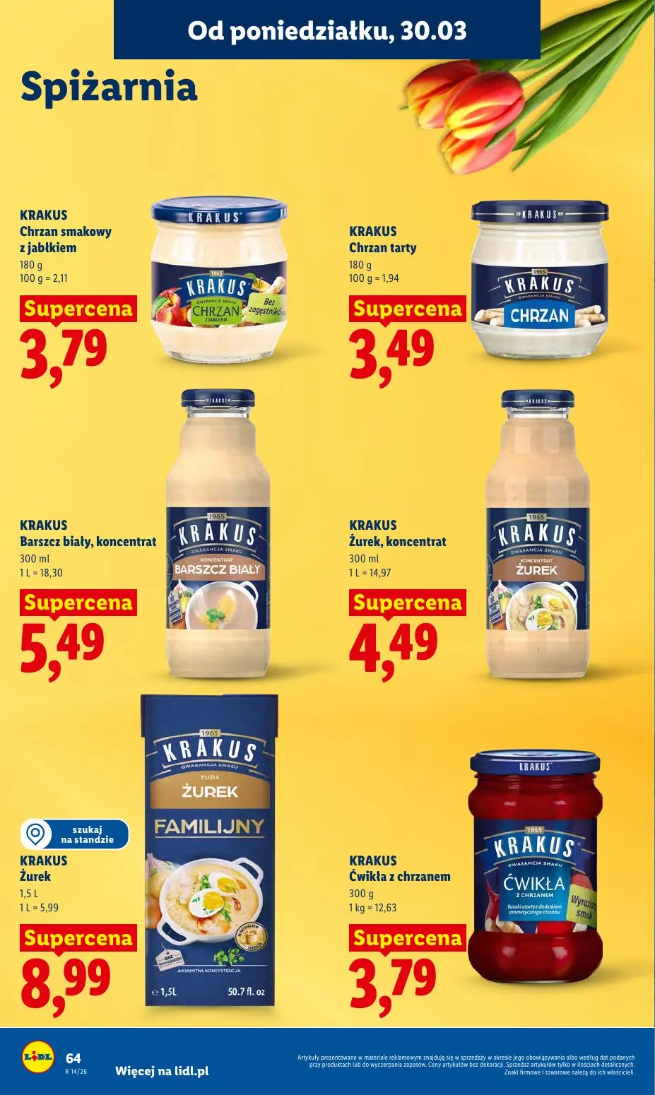 gazetka promocyjna LIDL Od poniedziałku  - Strona 64