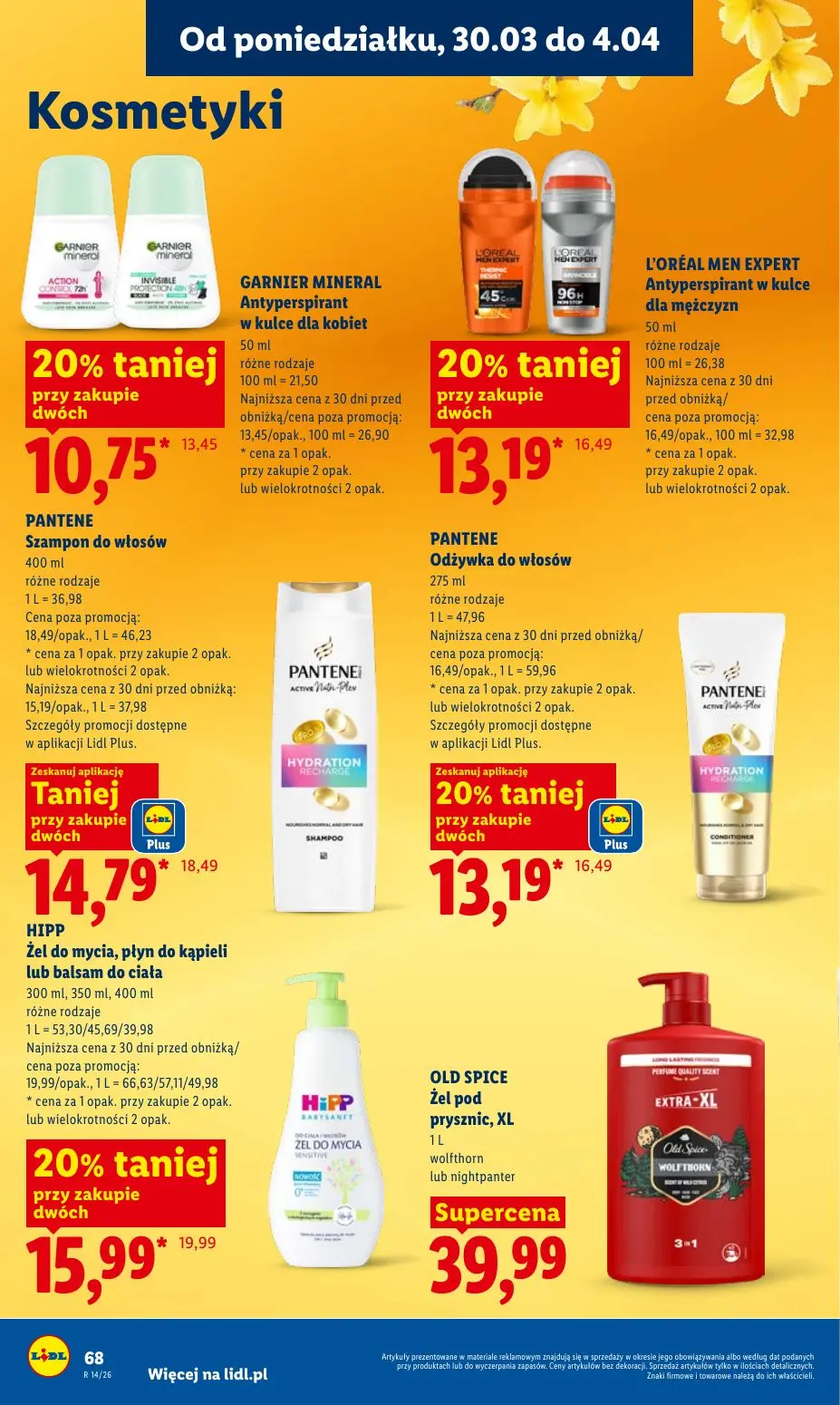 gazetka promocyjna LIDL Od poniedziałku  - Strona 68