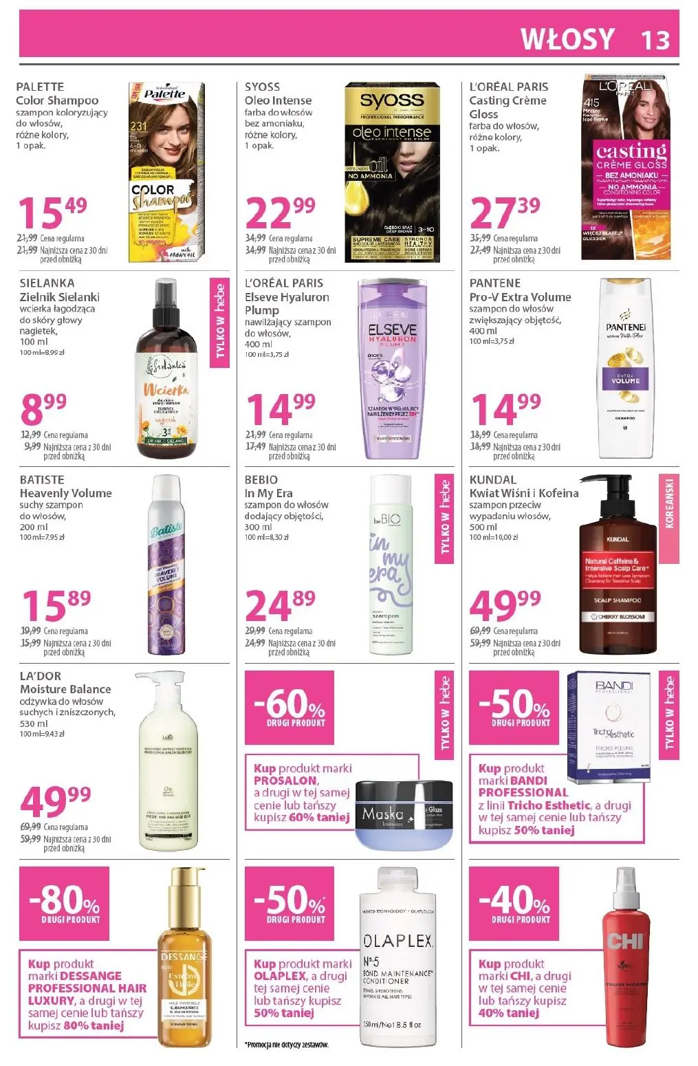 gazetka promocyjna hebe Zawsze w niskiej cenie - Strona 13