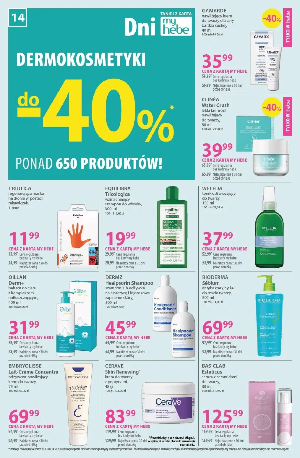 gazetka promocyjna hebe Zawsze w niskiej cenie - Strona 14