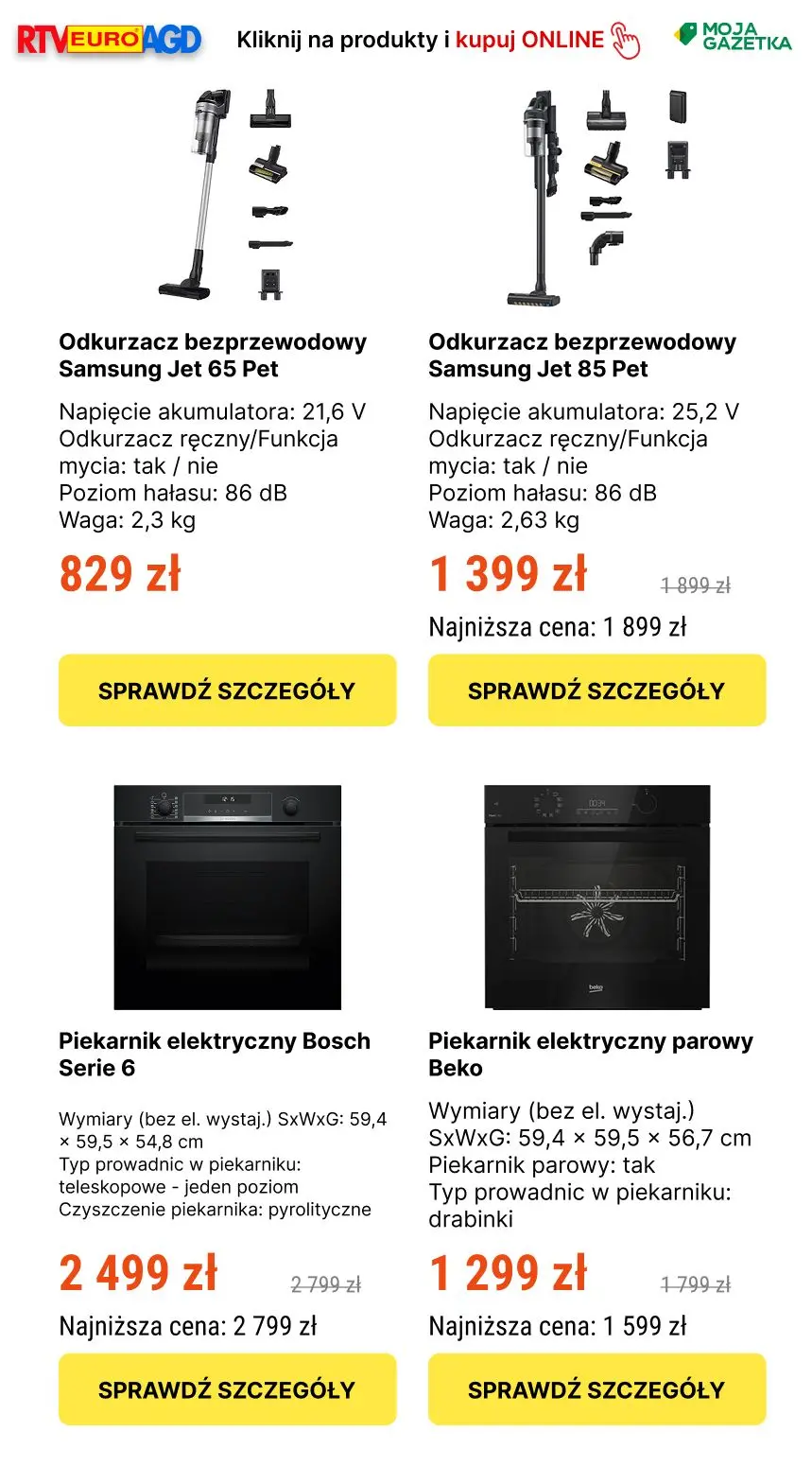 gazetka promocyjna RTV EURO AGD Wielkanocne okazje vol2 🐇 - Strona 3