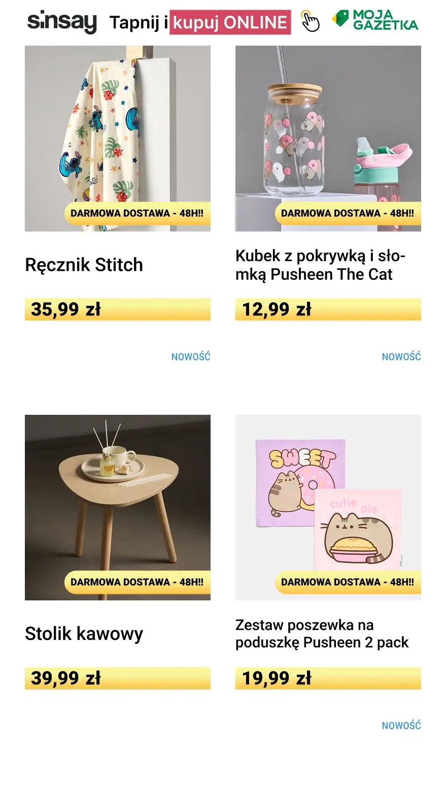 gazetka promocyjna Sinsay 🚚 Darmowa Dostawa 48H 🌷 - Strona 2