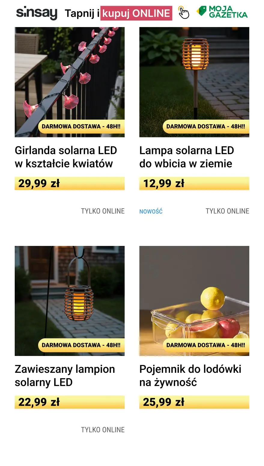 gazetka promocyjna Sinsay 🚚 Darmowa Dostawa 48H 🌷 - Strona 4