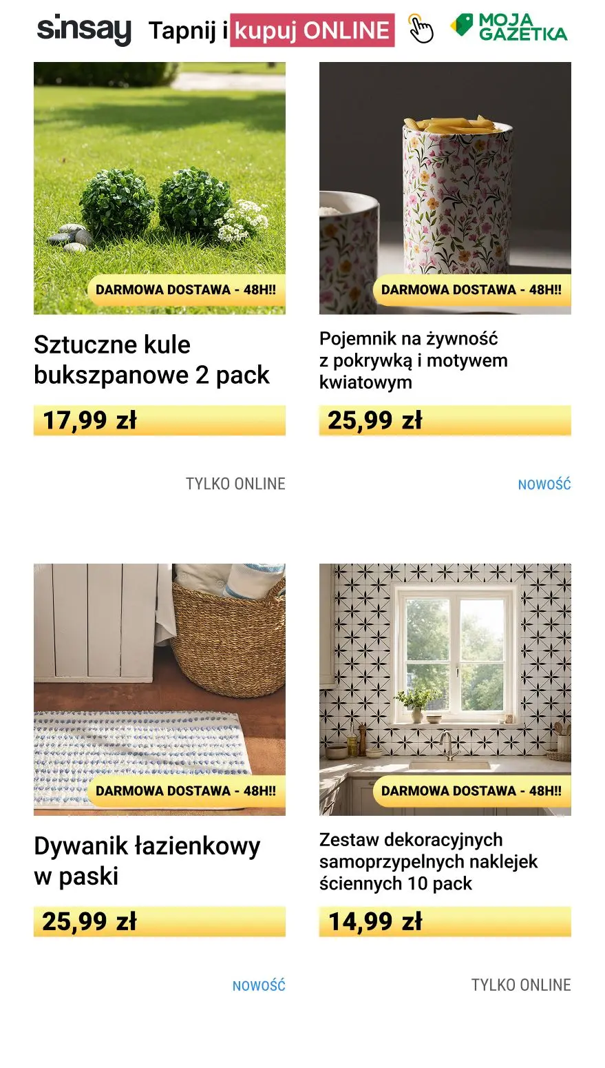 gazetka promocyjna Sinsay 🚚 Darmowa Dostawa 48H 🌷 - Strona 7