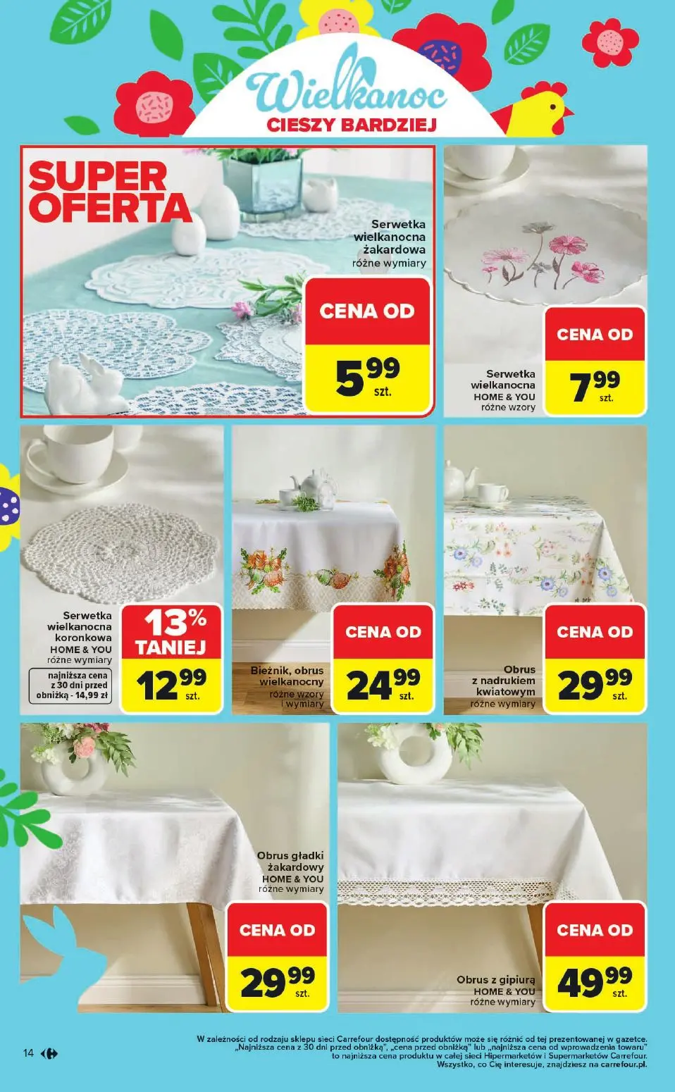gazetka promocyjna Carrefour Wielkanoc cieszy bardziej - Strona 14