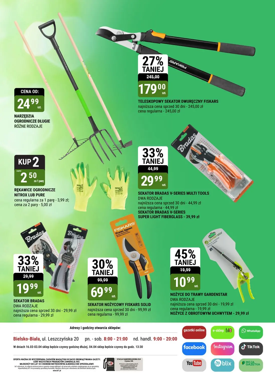 gazetka promocyjna bi1 Bielsko-Biała - Twój ogród - Strona 16