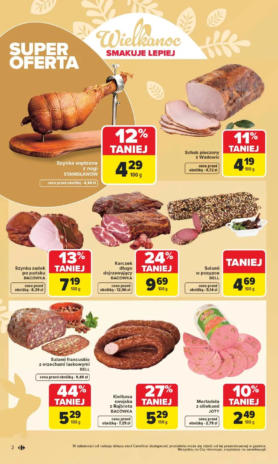 gazetka promocyjna Carrefour Wielkanoc smakuje lepiej - Strona 2