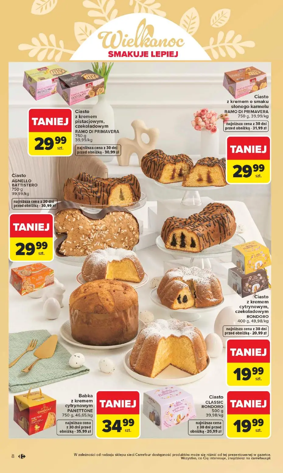 gazetka promocyjna Carrefour Wielkanoc smakuje lepiej - Strona 8