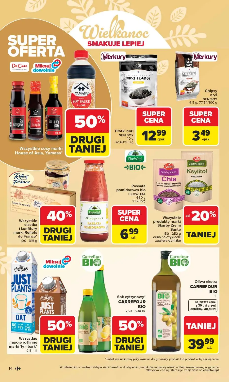 gazetka promocyjna Carrefour Wielkanoc smakuje lepiej - Strona 14