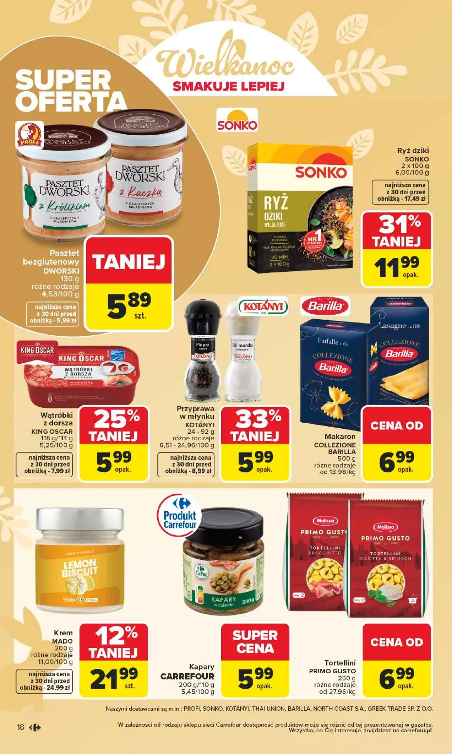 gazetka promocyjna Carrefour Wielkanoc smakuje lepiej - Strona 18