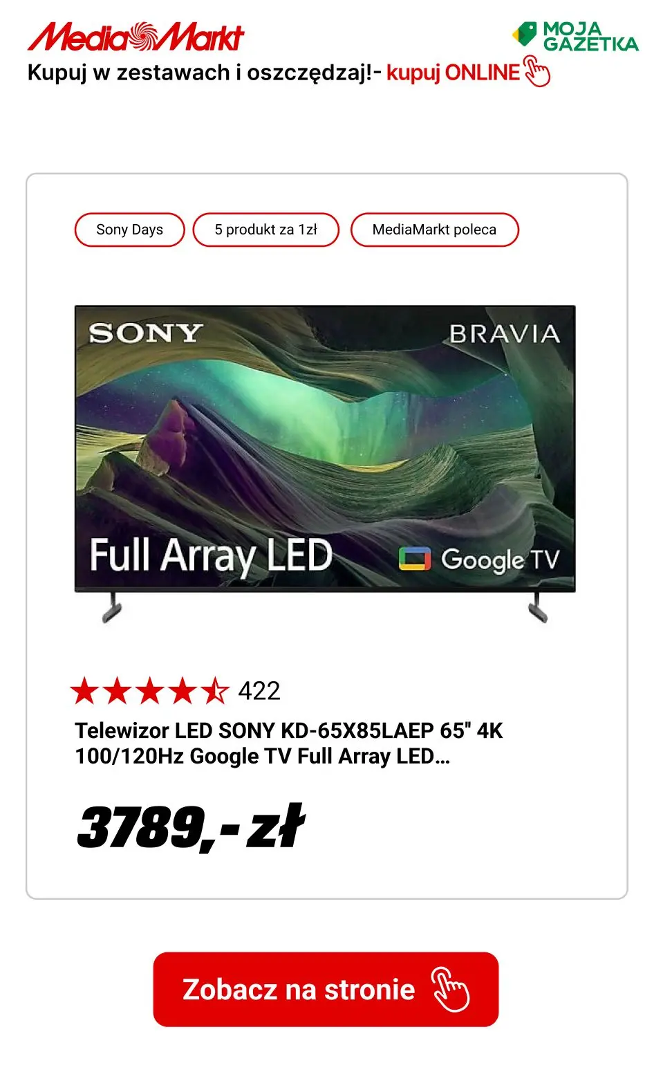 gazetka promocyjna Media Markt ZestawoMania w MediaMarkt! Kupuj w zestawach i oszczędzaj. Piąty produkt za 1zł! - Strona 8