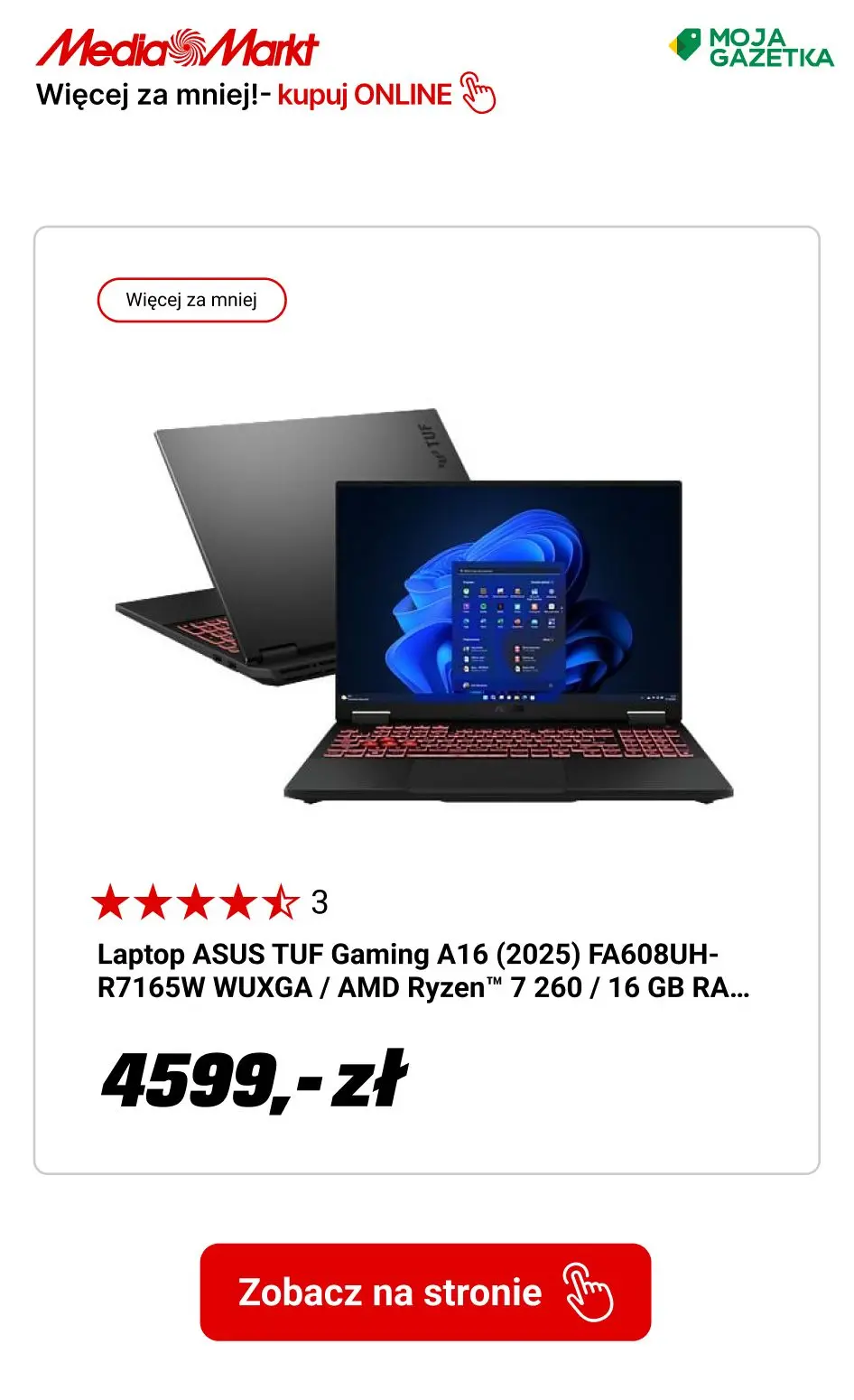 gazetka promocyjna Media Markt Więcej za mniej! Zyskaj nawet 7500zł rabatu! - Strona 7