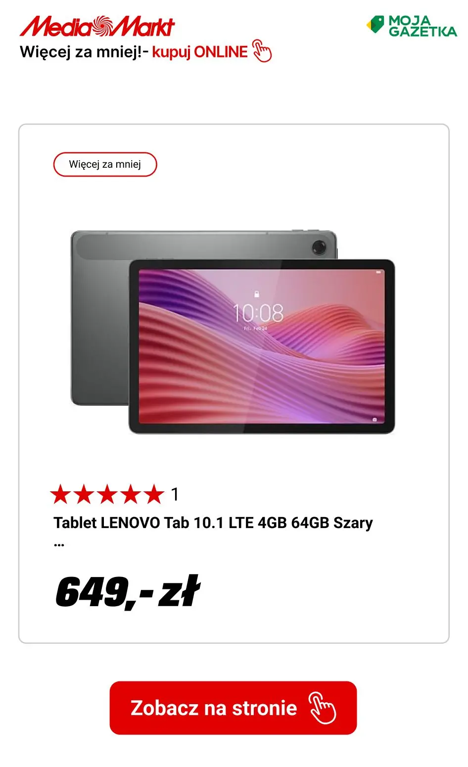 gazetka promocyjna Media Markt Więcej za mniej! Zyskaj nawet 7500zł rabatu! - Strona 12