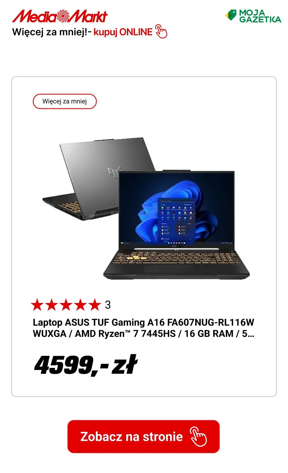 gazetka promocyjna Media Markt Więcej za mniej! Zyskaj nawet 7500zł rabatu! - Strona 14