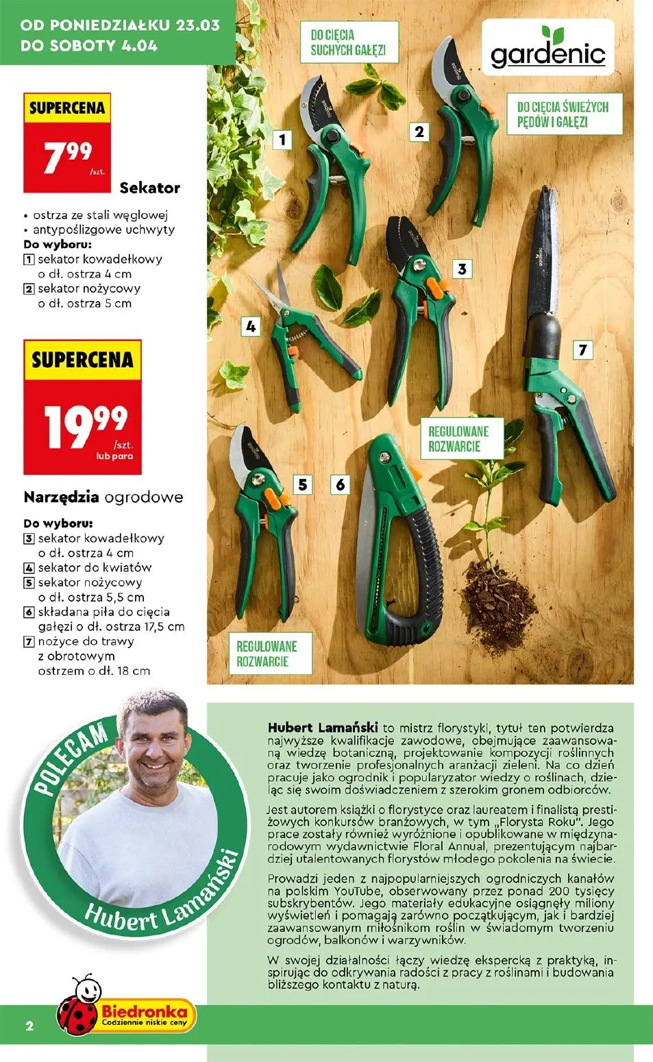 gazetka promocyjna Biedronka Hity i inspiracje do ogrodu - Strona 2